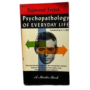 Psychopathologie des Alltags von Sigmund Freud 3. Druck 1953 AA Brill M67 - Bild 1 von 9