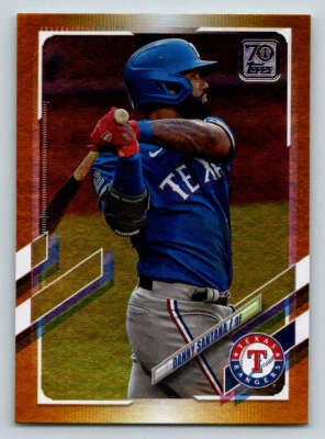 2021 Topps Gold Foil #35 Danny Santana (ref 185059) - Image 1 of 2