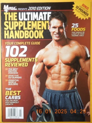 ULTIMATE SUPPLEMENT HANDBOOK muscle & fitness BEST CARBS best protein powders - Image 1 of 3