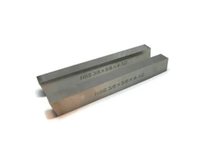 3/8" x 5/8" x 4-1/2" High Speed Steel Rectangular Tool Bits 2 Pieces Lot - Picture 1 of 3
