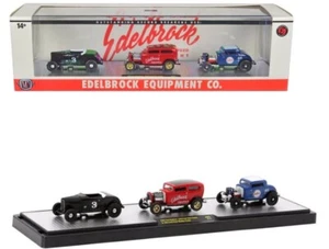M2 Machines 1:64 Edelbrock Equipment Co. Ford 3-Car Set 36000-HS02 - Picture 1 of 1