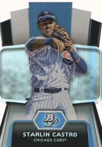 2012 Bowman Platinum Cutting Edge Stars #SC Starlin Castro Card - Picture 1 of 2