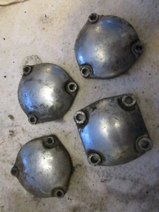 1974 -80 Yamaha XS TX TX650 Cylinder Head Valve Adjustment Cover set - Bild 1 von 2
