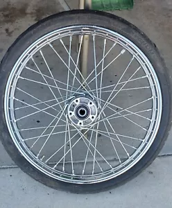 Front Wheel Rim Spoked 2002 Harley-Davidson Deuce - Picture 1 of 3