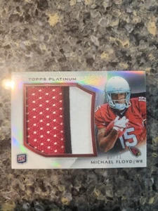 2012 Topps Platinum Rookie Patch 09/71 Michael Floyd #PRP-MF Rookie Patch RC - Picture 1 of 2