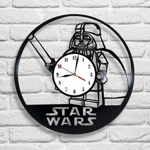 Star Wars Lego DV design vinyl record wall clock home art kids bedroom game - Picture 1 of 1