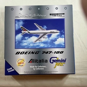 Gemini Jets gjaza231 1:400 Diecast Airliner Alitalia Boeing 747-100 Limited Edtn - Picture 1 of 1