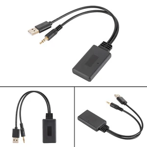 Ricevitore Adattatore Bluetooth5.0 USB 3.5mm Vivavoce Auto Aux Stereo Audio H7 - Afbeelding 1 van 12