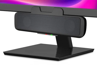 USB Speaker Bar (CA-2890) – Stereo USB Powered Speaker, Easily Clamps to Moni... - Image 1 of 4