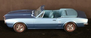 1967 Firebird Blue Convertible Redline Tires Dealer Promo MPC Excellent - Picture 1 of 14