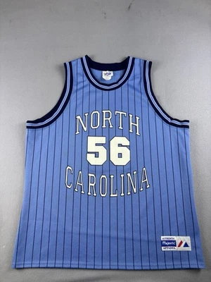 Camiseta deportiva de baloncesto vintage majestuosa de Carolina del Norte con tacones alquitranados talla 2XL azul #56 Foto 1 de 4
