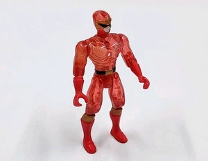 Power Ranger MMPR KO Actionfigur 6" RED RANGER durchsichtig - Bild 1 von 7
