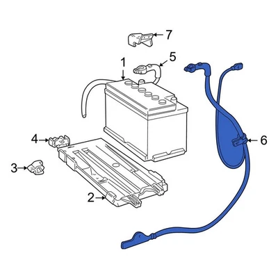 For Volvo V70 1998-2000 Volvo 8628771 Battery Cable Foto 1 de 4