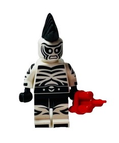 LEGO Zebra-Man Minifigure ONLY from set 70907 DC Batman Movie Tail-Gator New! 