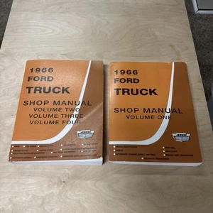 1966 Ford Shop Manual Set F100 F250 F350 Pickup and Truck F500-F1100 B C N P - Picture 1 of 3