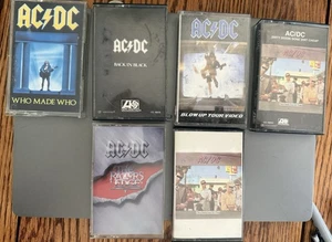 AC/DC Cassettes Dirty Deeds Done Cheap, The Razors Edge, Blow Up Your Video… - Picture 1 of 13