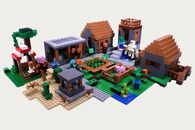 Alt of lego Minecraft The Village conjunto (21128) com 1600 peças tijolos genéricos Leia! - Imagem 1 de 4