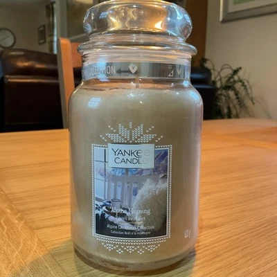 Yankee Candle Alpine Morning Large 623g Jar. New in Mint Condition 2019 - Image 1 of 4