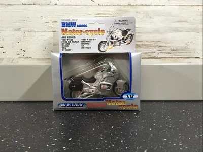 Welly BMW R1100 RT Silver Motorcycle Diecast New NIB HTF - Image 1 of 2