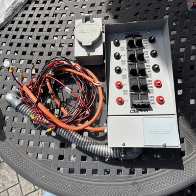 Reliance Controls 31410C Pro/Tran 10 circuitos 30 amperios interior generador transferencia Swi Foto 1 de 4