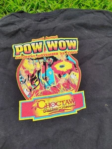 Vintage Y2K Native Choctaw Nation T-shirt Mens L Multicolored Pow Wow 06 - Picture 1 of 7