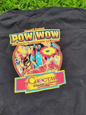 Vintage Y2K Native Choctaw Nation T-shirt Mens L Multicolored Pow Wow 06 - Image 1 of 4