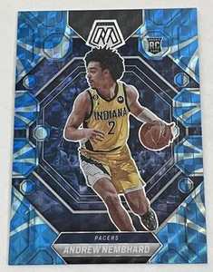 2022-23 Panini Mosaic Andrew Nembhard Reactive Blue Prizm RC #228 Indiana Pacers - Picture 1 of 3