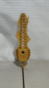 LEGO Bionicle - Inika Light Up Flame Sword - Gold - Part # 55824c01 - From 8727 