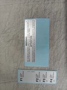 Atari 720 arcade game Power Supply Decals Toobin - Picture 1 of 4