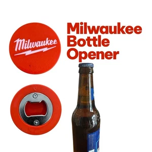 Milwaukee Tools Inspired Bottle Opener – Heavy-Duty Shop Décor & Gift for Trades - Picture 1 of 5