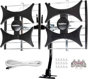Antena HDTV multidireccional de cinco estrellas 4V - hasta con poste J + kit - Imagen 1 de 9