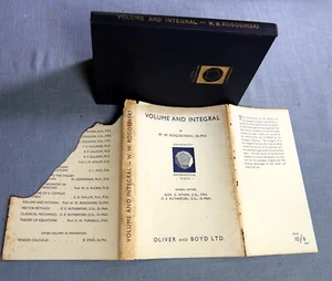 VOLUME AND INTEGRAL BY W.W. ROGOSINSKI 1952 HC/DJ 1st Ed - Picture 1 of 6