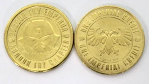 Games Workshop Warhammer World One Space Marine moneda de metal RARA nueva fuera de existencia - Imagen 1 de 1