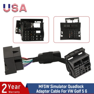 Simulador de puerta de enlace MFSW Control Canbus RCD330 RCD360.PRO para VW Jetta MK5 Passat Foto 1 de 4