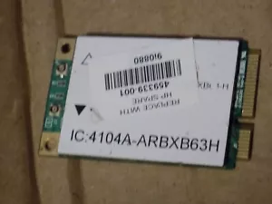 HP/ Atheros AR5BXB63-H Mini PCI-Express Wireless G LAN NIC 459339-001 - Picture 1 of 2