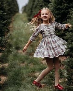 Well Dressed Wolf NWT 12 Holiday Plaid Innocent Dress LA1-162 - Picture 1 of 2