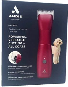 Andis Professional eMERGE Corded / Cordless Clipper Kit For Dogs - NEW - Picture 1 of 12