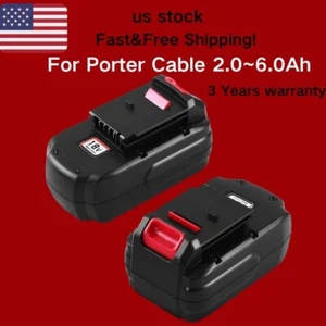 18V For Porter Cable Lithium-ion/NIMH Battery PC18B PC18BL PC18BLX Cordless Tool - Picture 1 of 19
