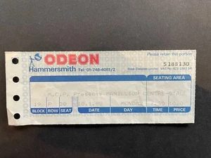 Marillion Ticket 1988 - Imagen 1 de 1
