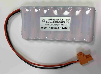 HEIB Qualitätsakku - Akku 9,6V 1100mAh für Türsteuerung Dorma ES90 / ES100