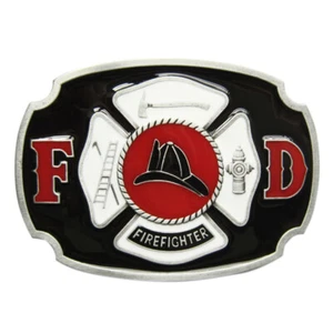 Fire Department VI Gⁿrtelschnalle Feuerwehr Feuerwehrmann Feuerwehrhaus Brigade - Picture 1 of 1