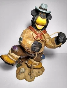 Western Cowboy Bear Statue - Picture 1 of 15