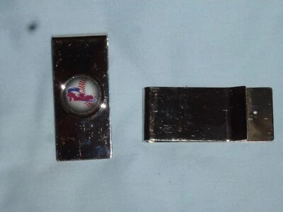 PHILADELPHIA PHILLIES    silver Chrome metal   MONEYCLIP    by Rico    NEW! - Image 1 of 3