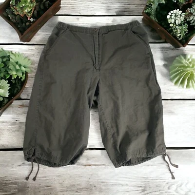 Pantalones Cortos Capri Classic Elements Mujer Talla 12 30 IN Cintura Playa Informal BOHO Foto 1 de 4
