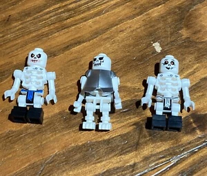 Lego Lot of 3 Skeleton Minifigures Skull Army figures Ninjago - Picture 1 of 5