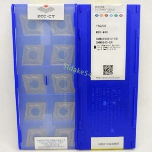 10 pezzi CNMG190612-ER YBG205 CNMG643-ER ZCC.CT inserti in carburo lama CNC - Foto 1 di 4