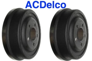 2 Brake Drums ACDELCO Rear L & R 5 Lug for Chrysler Dodge Plymouth 10" Brakes - Picture 1 of 5