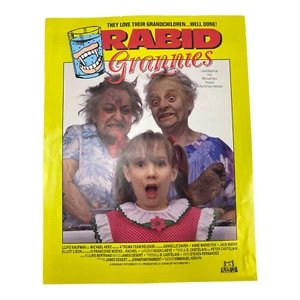 Hoja promocional de la película Rabid Grannies 1988 de Troma, Inc. rara terror efímero - Imagen 1 de 4