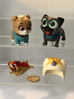 Lote de 3 bonecos de ação surpresa Disney Jr Puppy Dog Pals Bingo Keia Rolly Hat - Imagem 1 de 4