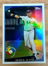 2009 Topps WBC Rising Star Redemption Derek Jeter YANKEES #2 Refractor🔥 RARE 📈